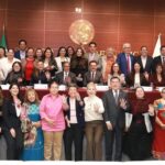 Imelda Castro participa en reunión de trabajo con senadores de Morena en el Senado de la República